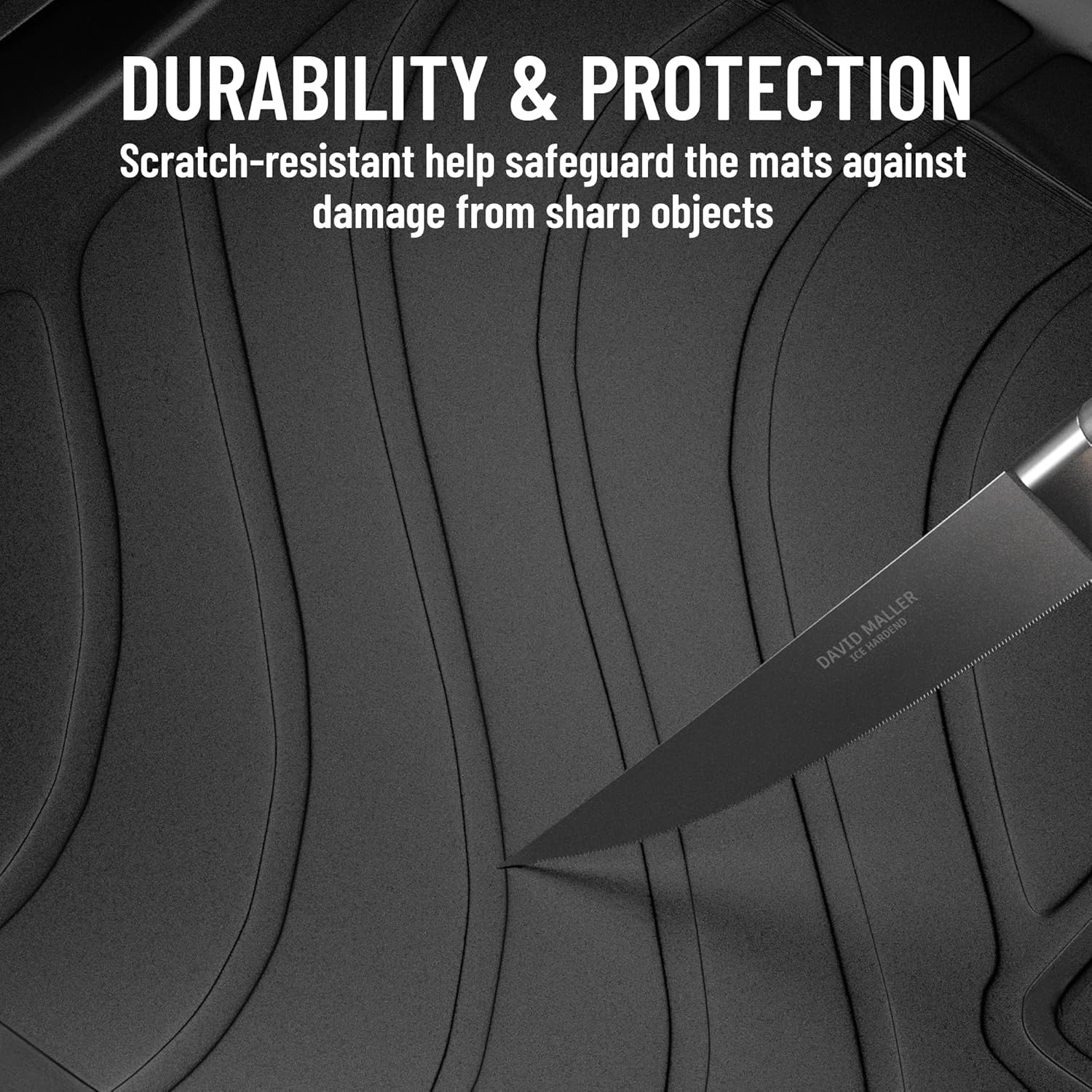 Car Floor Mat Suitable for 2024 BYD Shark 6, Australian Right Hand Drive, 4PCS Waterproof Boot Liner Trunk Mat, Front and Rear 3D TPE Anti-Slip Pads, All Weather Protection Car Mats image number 6