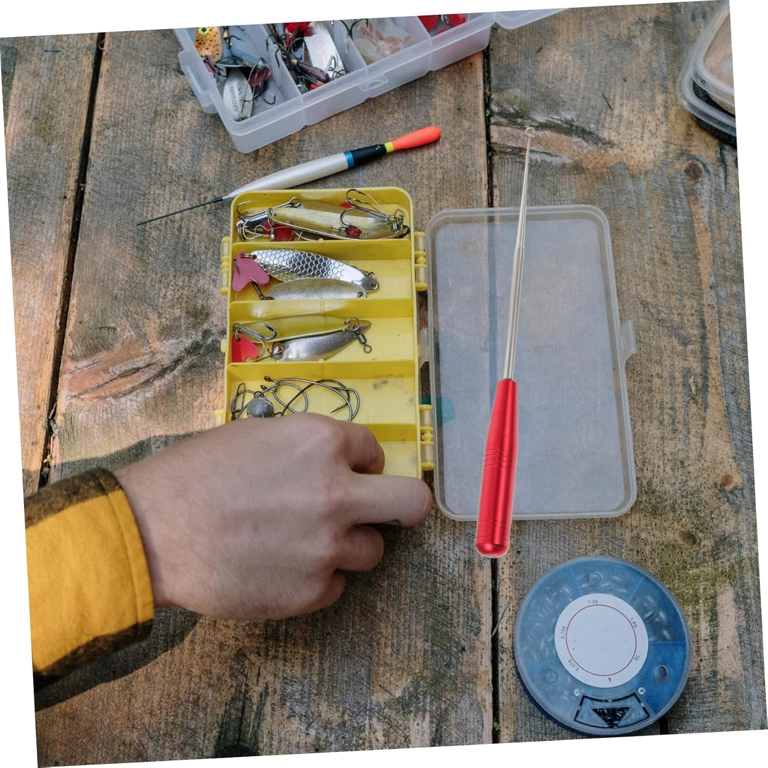 2Pcs Fishhook Remover Tool Magnetic Design Hook Removing Tool for Saltwater Fishing Fish Hook Quick Removal Fishing Tackle Fish Disconnect Device image number 5