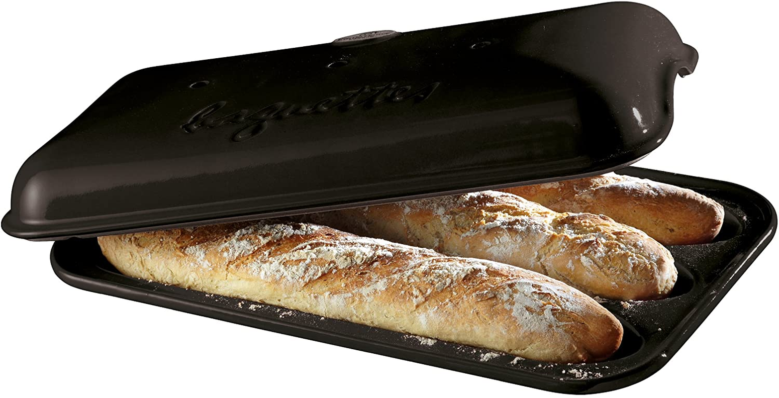 Emile Henry EH BAGUETTE BAKER BURGUNDY