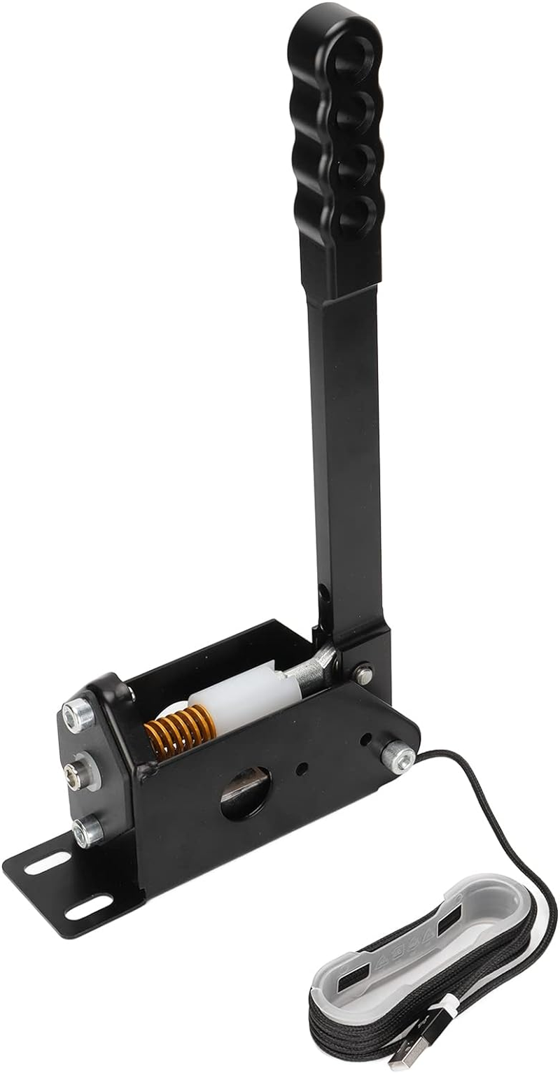 USB Game Handbrake, 64 Bit Universal USB Handbrake PC Handbrake Professional Gaming Peripherals Sim Handbrake for G25 G27 G29 T500 SIM Racing Games image number 3