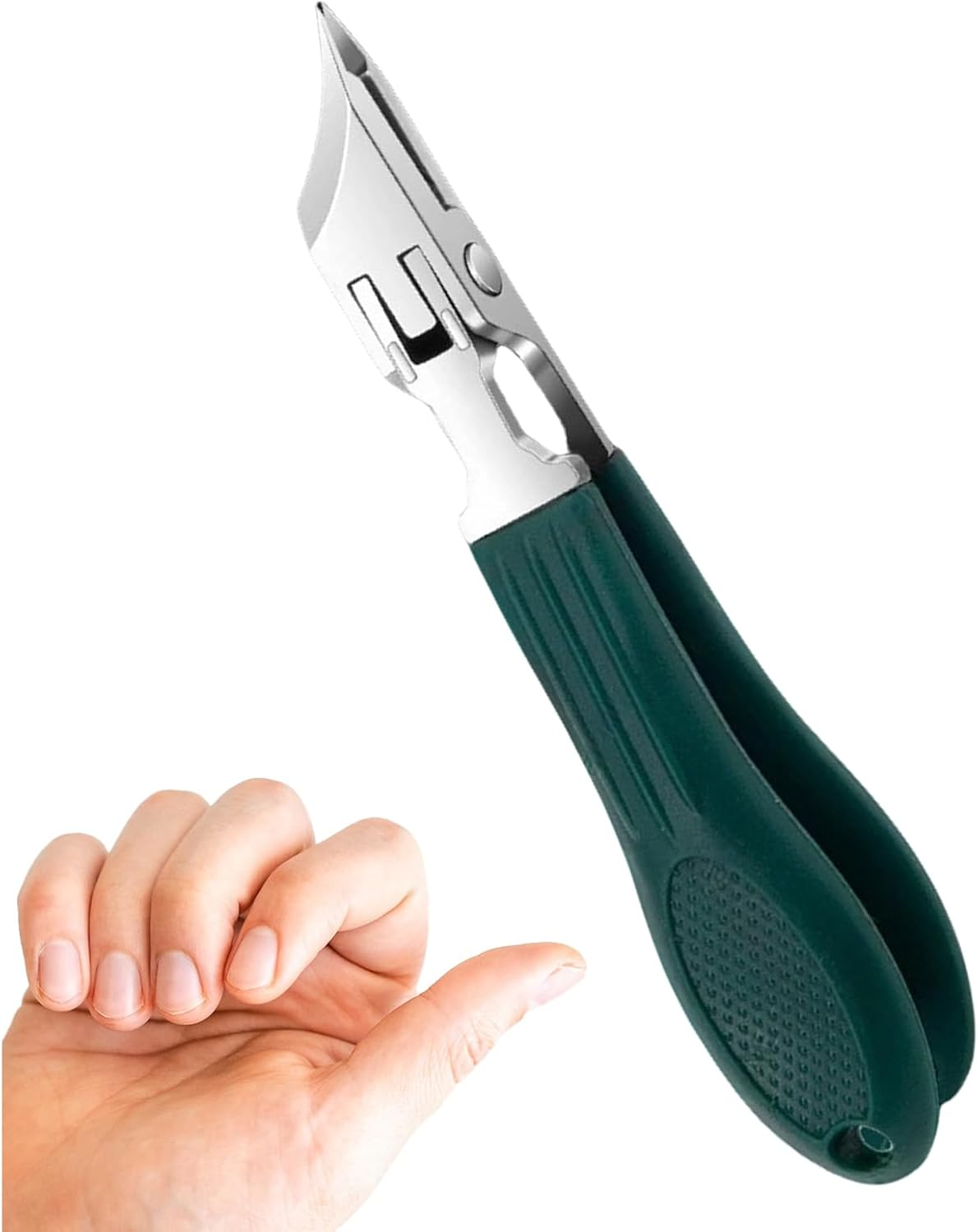 Nail Clippers - Thick Toenails Trimmer,Heavy-Duty Ergonomic Splash-Proof Nail Clippers for Salon, Travel, Home, Men Toddler Women