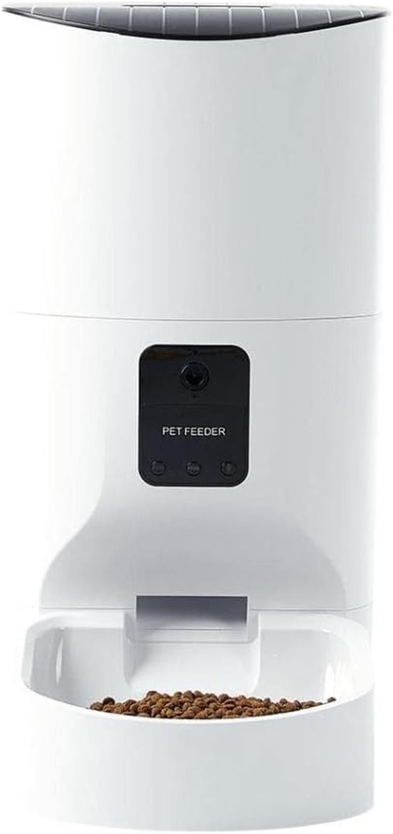 Pawz Food Dispenser Automatic Pet Feeder with Camera, White, Automatic Fish Feeder, Cat Dog Slow Feeder, Automatic Cat Feeder Wet Food, Photo and Video Record, Interaction, Night Vision image number 2