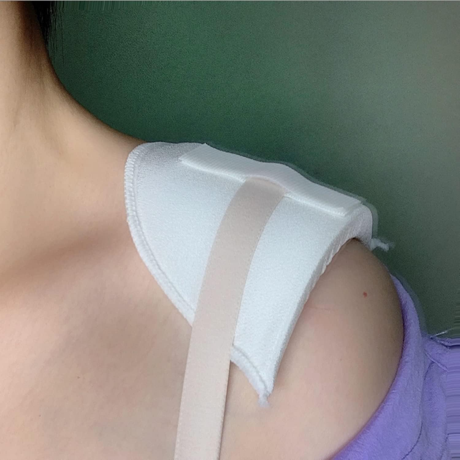 Foam Shoulder Pads Sewing Shoulder Pads, 1 Pair Shoulders Pads Sewing,Bra Strap Pads Pairs Sponge Shoulder Pad Sewing Jacket Blazer Shoulder Pad Shoulder Foam Pads Shoulder Enhancer Shoulder Pads image number 2