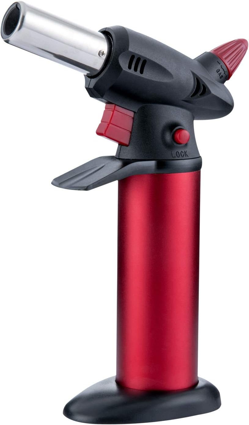 Pro - Professional Butane Blow Torch - High-Temperature Jet Lighter with Adjustable Flame, Piezo Ignition, Refillable, Child Safety Lock, Ideal for Cooking, BBQ, and Home Use image number 1