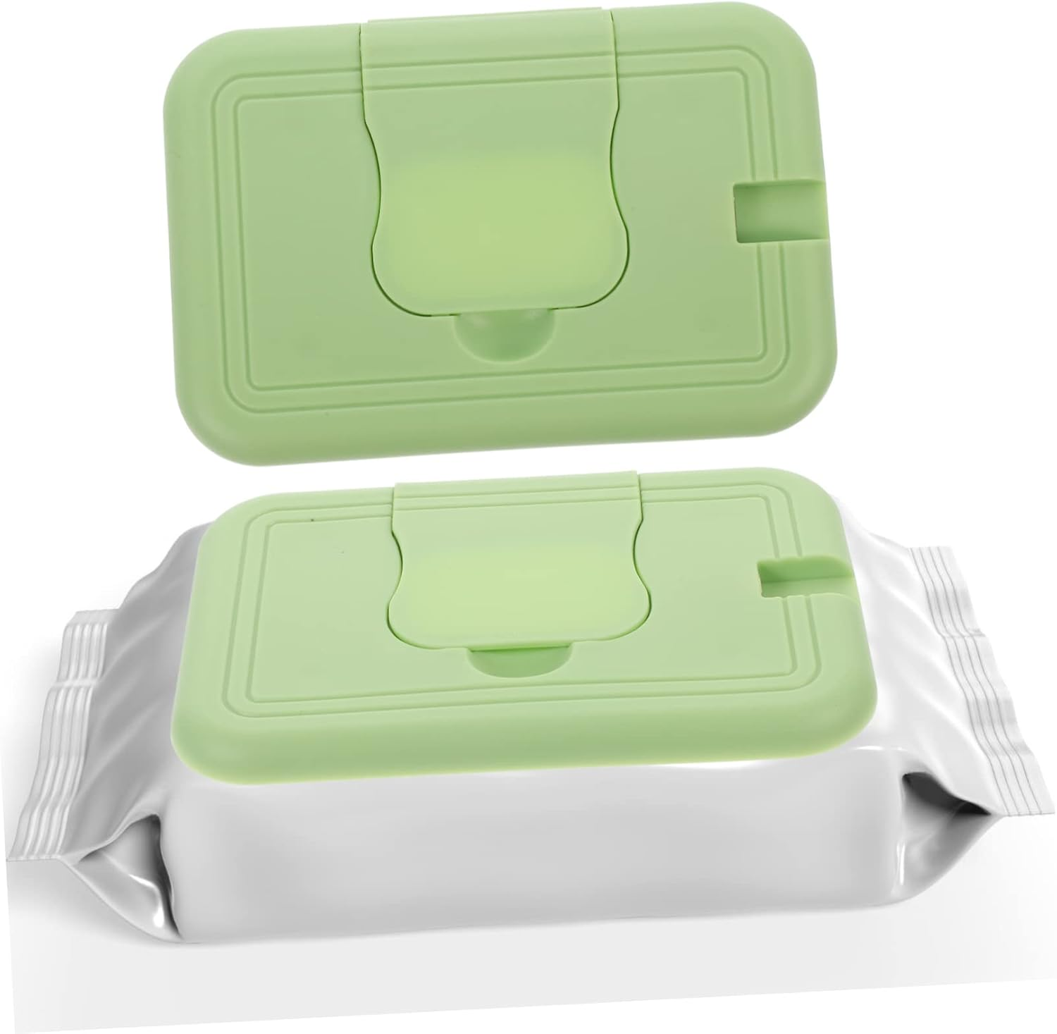 LABRIMP Baby Wipe Warmer Portable Green Wet Tissue Heater Insulation for Newborns, Convenient Baby Wipes Heater for Home and Travel image number 2