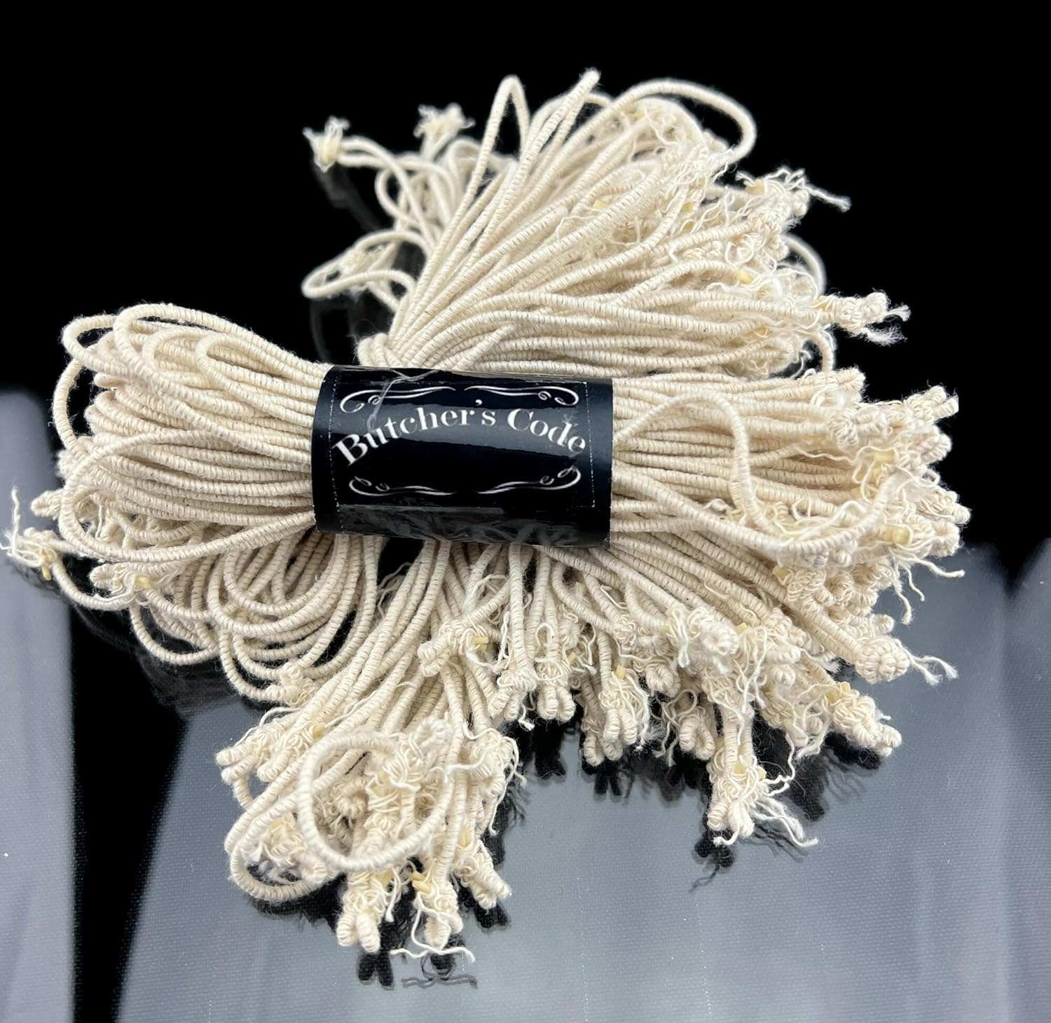 Rotisserie Elastic and Cotton Blend - Stretchy Twine - Food Grade - Heat Safe - Cooking Ties - Poultry Loops - 50 Pack image number 2