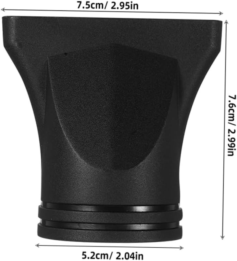 6Pcs Hair Dryer Concentrator Nozzle Flat Duckbill Attachment for Fast Drying Fit for Salon and Home Hair Styling Enhances Airflow Concentration and Heat Distribution