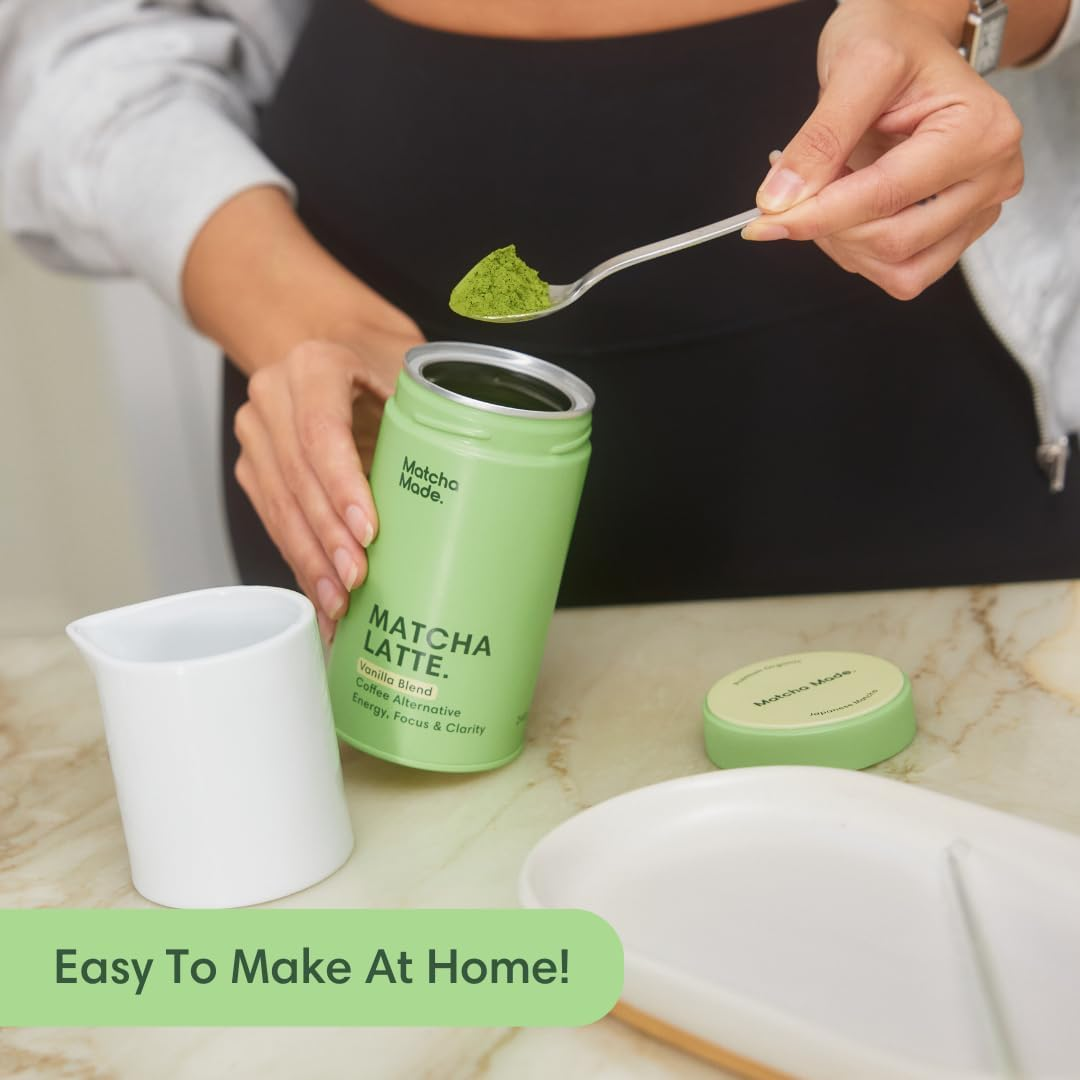 Matcha Made Pure Ceremonial Grade Matcha Powder | 60G / 60 Servings Resealable Tin | Premium Japanese Green Tea Powder | Unsweetened and Authentic | Perfect for Lattes, Smoothies, and Baking | Rich in Antioxidants and Energy Boosting image number 3