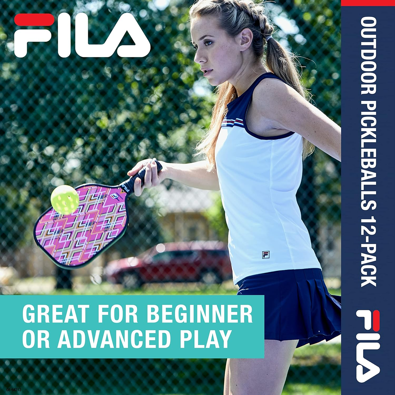 FILA Accessories Pickleball Balls - Official Pickle Balls Regulation Size, (Indoor or Outdoor) image number 3