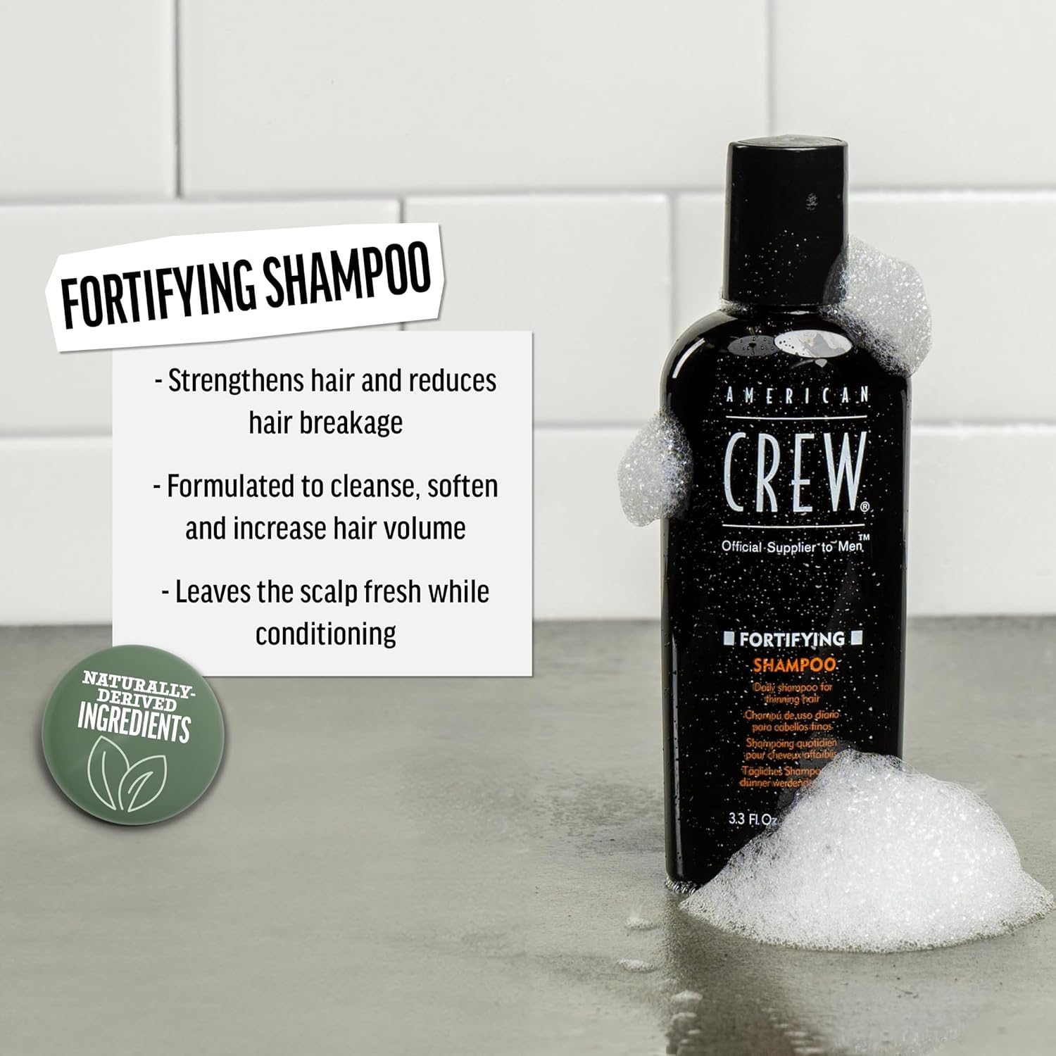 American Crew Fortifying Shampoo 250 Ml image number 1