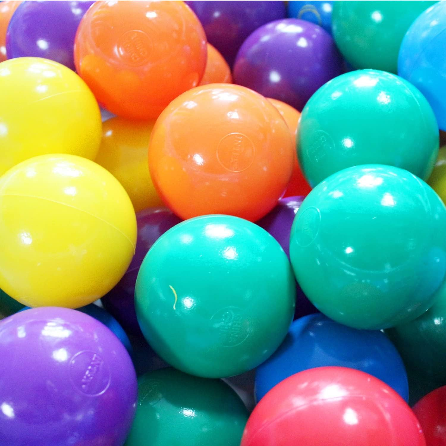 INTEX 49600NP - Fun Ballz (Ball-100Pcs), Ages 2+, Carry Bag, Size 8Cm image number 2