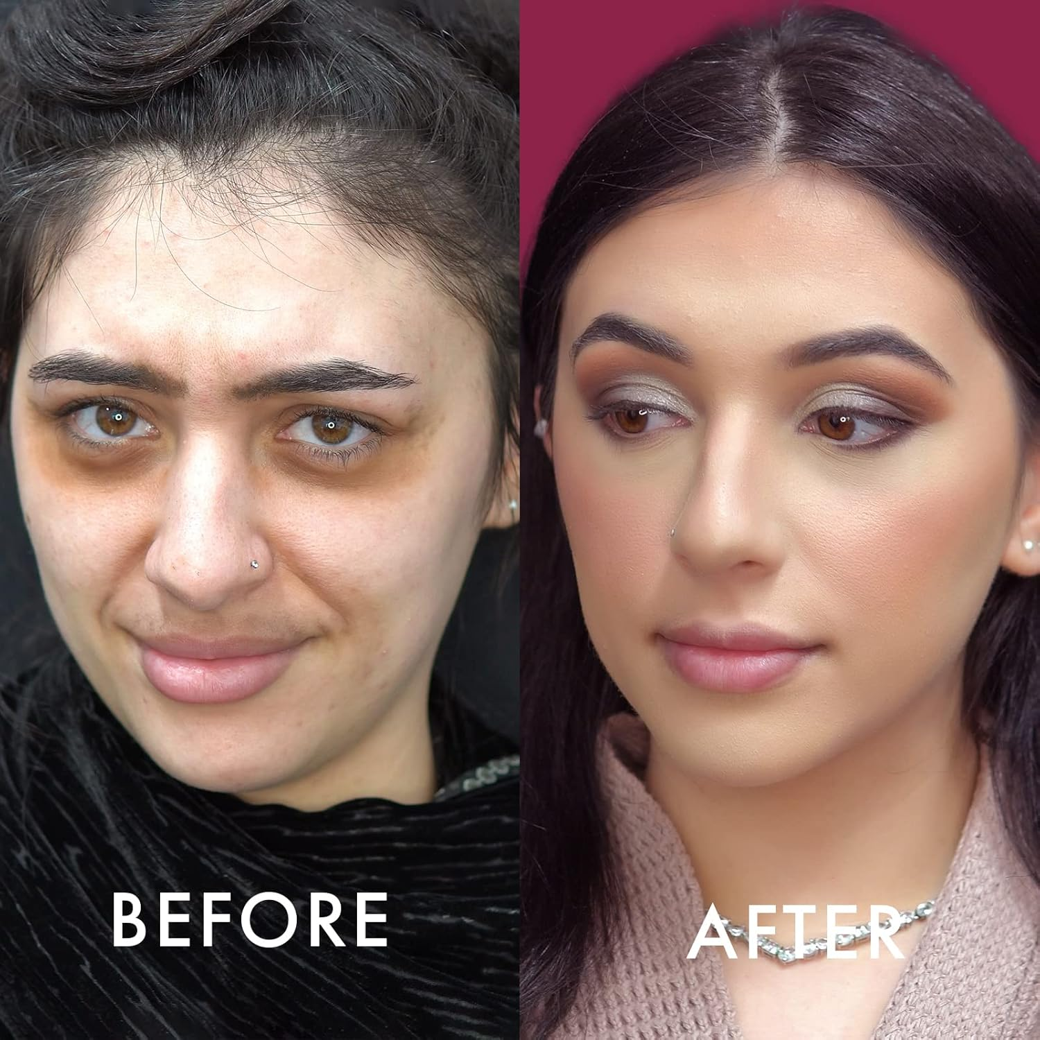 Klara Cosmetics Contour Bronze Blush Highlight Naked Truth All in One Sun Kissed Palette Matte Long Lasting Full Colour Pigment image number 5