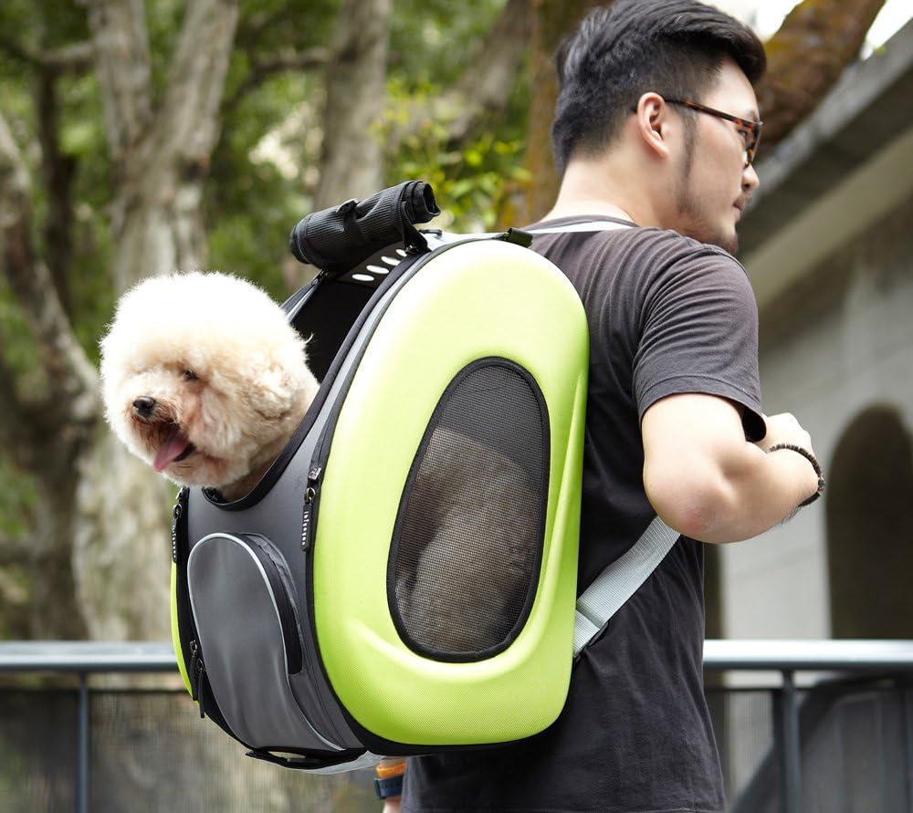 Ibiyaya 5-In-1 Combo Pet Carrier, Chocolate image number 5