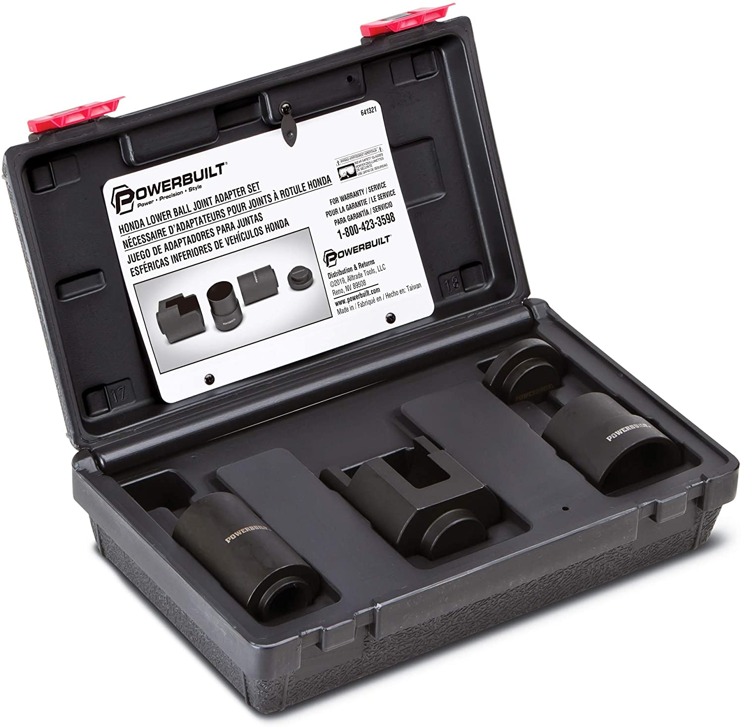 Powerbuilt 641321 Lower Ball Joint Adapter Kit for Honda image number 3