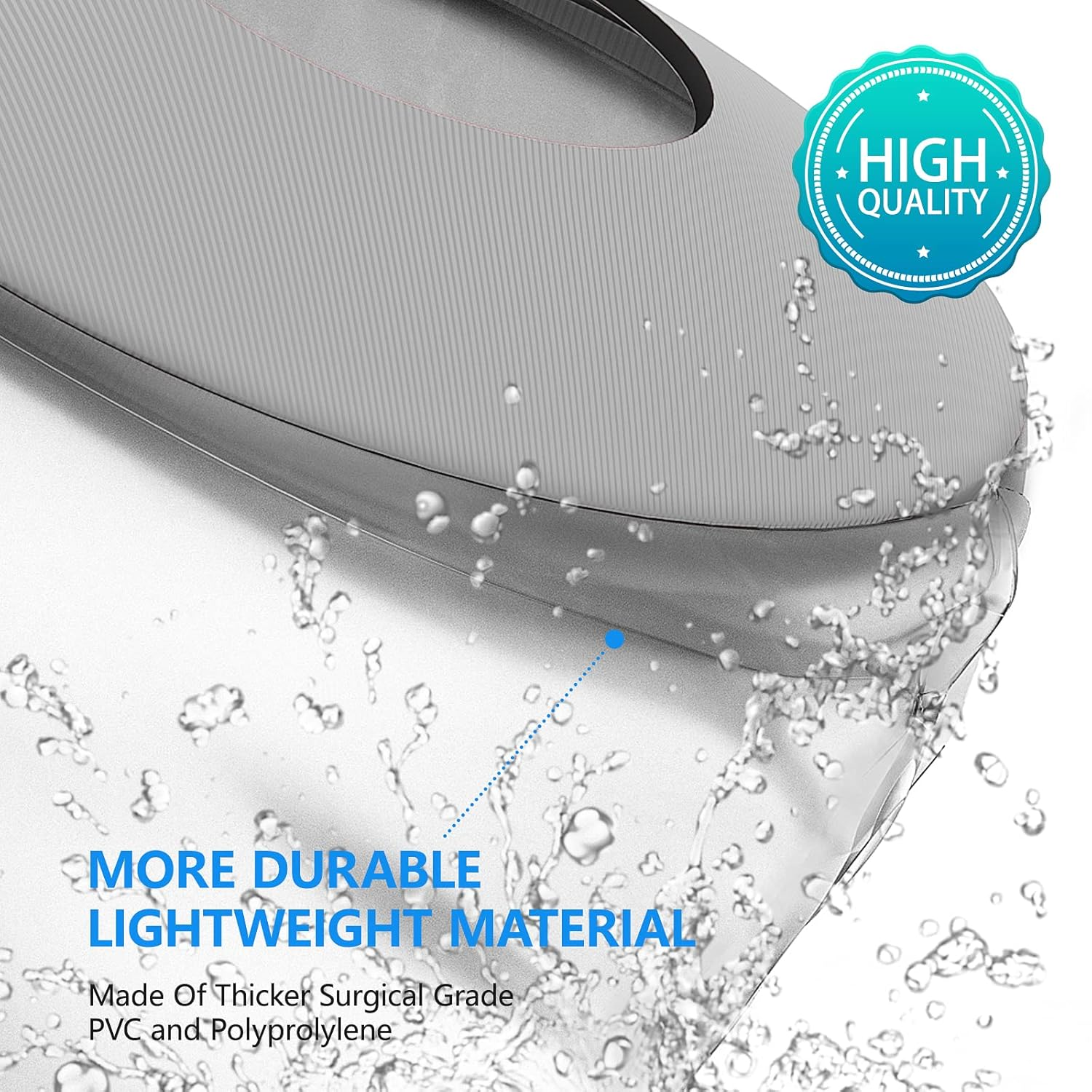 Waterproof Knee Cast Cover for Shower,Watertight Cast Bag Covers- Shower Protector for Knee Replacement Surgery, Wound, Burns Reusable image number 1