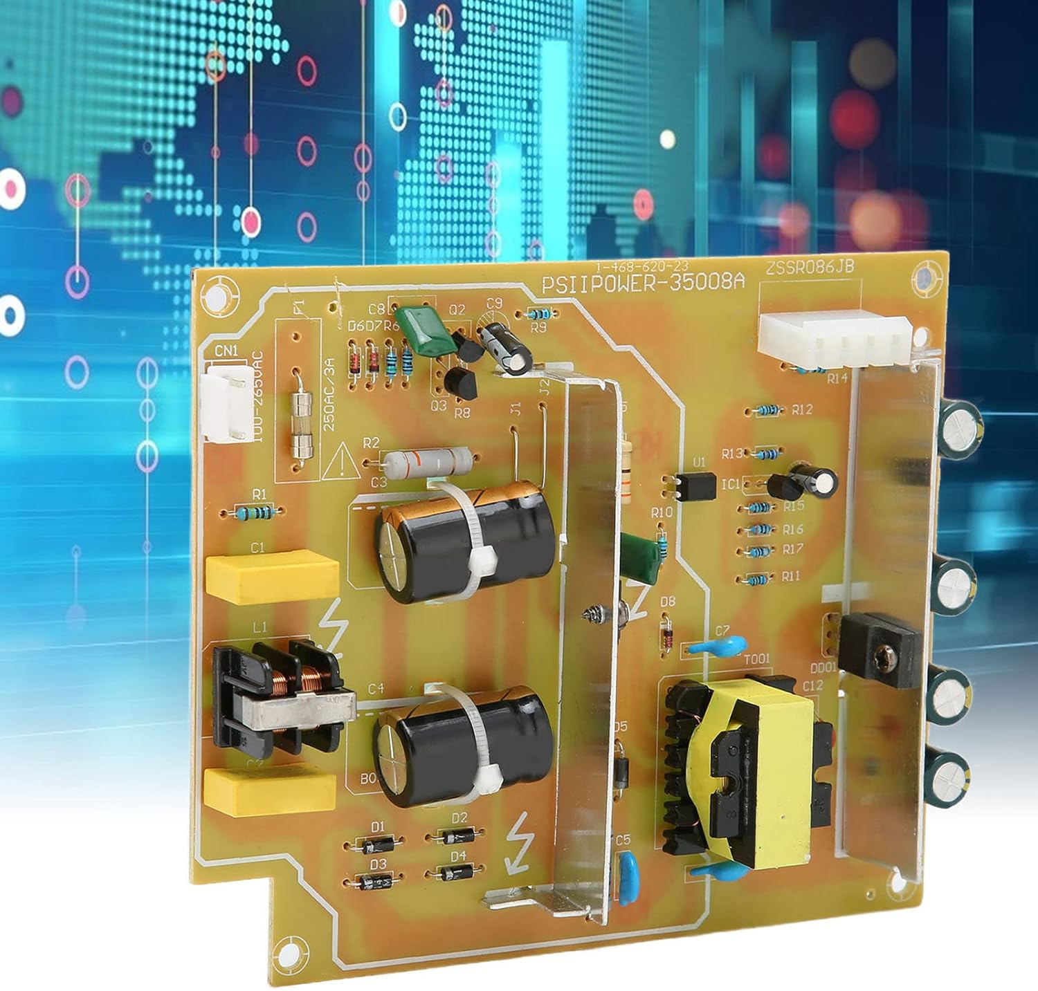 Dpofirs ​Power Board for PS Two-35008 Mainframe Repair Parts, Built in Replacement Power Board in the Console, Professional Game Console Power Board Repair Parts image number 1