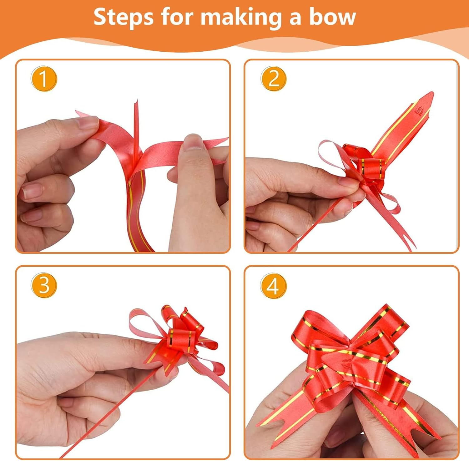 Transparent Cellophane Bag, 100 Pcs Cellophane Treat Bags with Twist Ties and Bows, Plastic Transparent Bags for Favor Candy Cookies (23Cm X 12.5Cm /9 * 4.9 Inches) image number 5