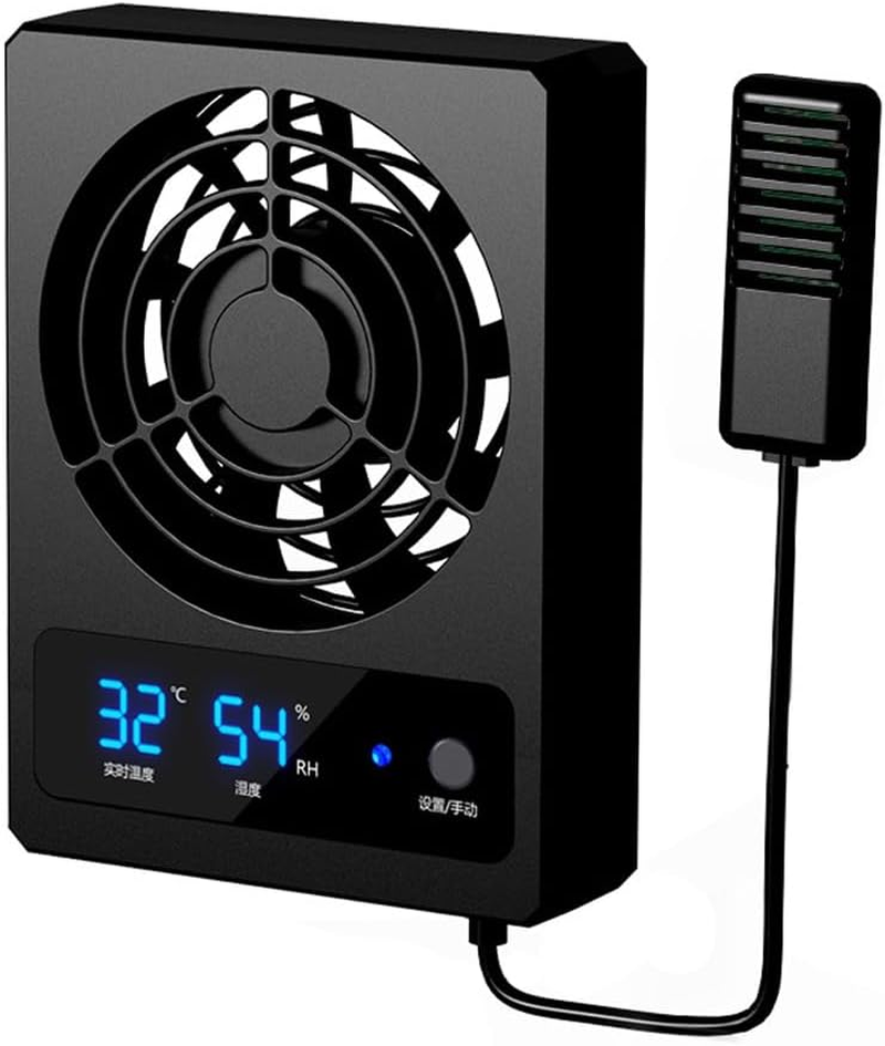 AIMALL Advanced Reptile Enclosure Ventilation Fan &ndash; Automatic Temperature Control, Easy Installation, Suitable for All Reptile Habitats, Measures 4.41 X 3.35 X 0.98 Inches image number 3