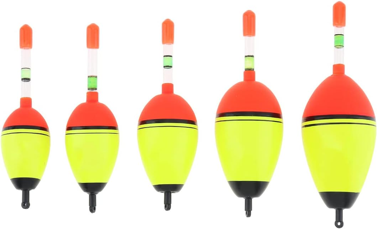 Origlam 5Pcs EVA Foam Floats Fishing Bobbers, Fishing Floats Fishing Bobbers, Bobbers Fishing Floats Set 15G 20G 30G 40G 50G for Crappie Pike Perch Carp Bass image number 2
