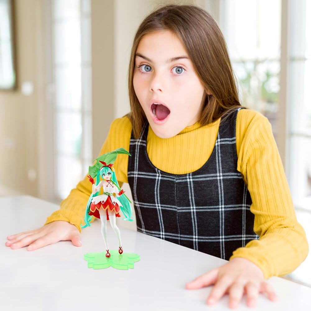 Hatssunes Miku Anime Figures Character Model Statue Action Figure Figure 12.5 Cm Cartoon Game Figure Toy Ornaments, Desktop Decorations (Green) image number 6