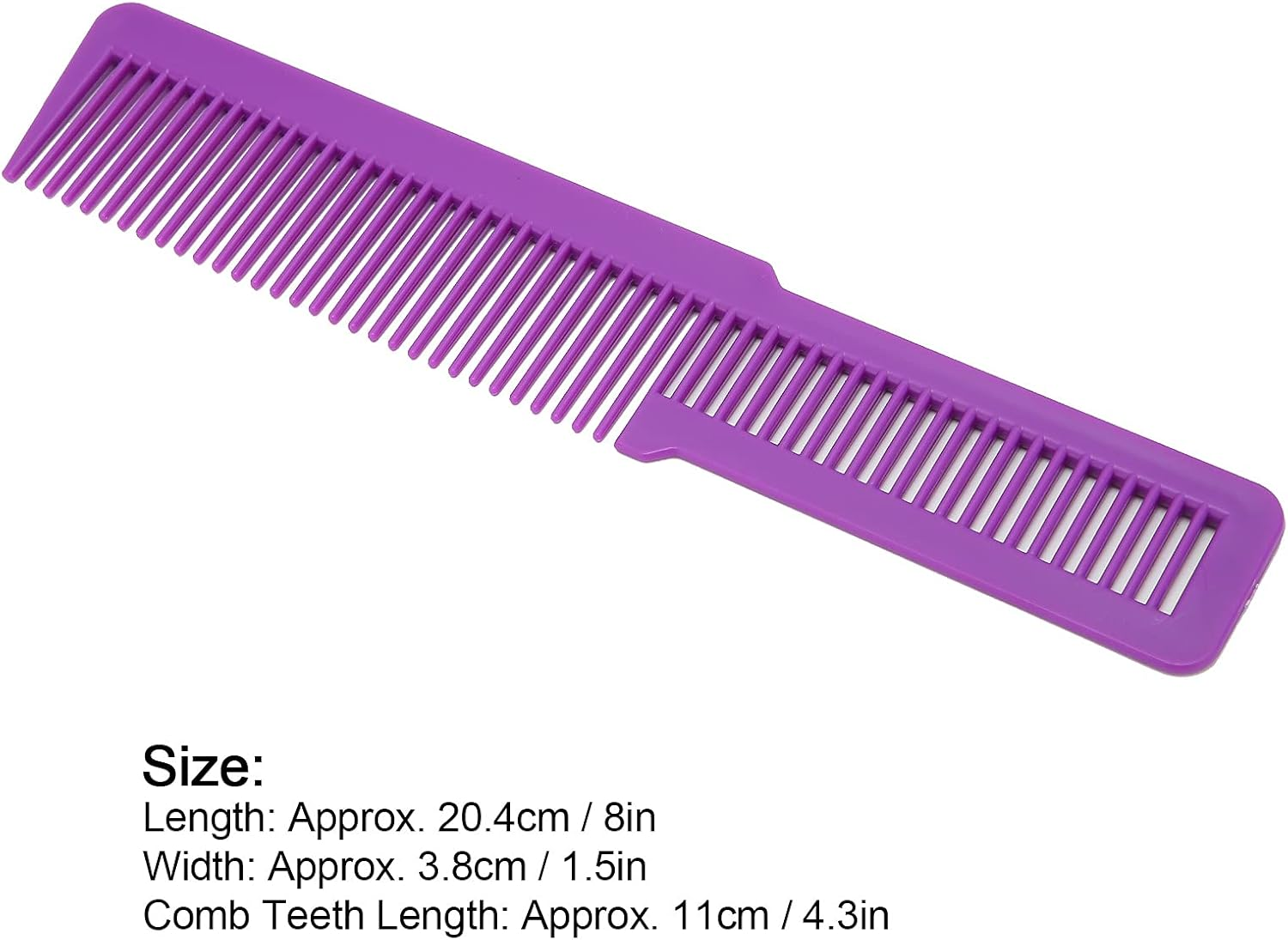 Detangler Comb, Professional Curly Hair Detangling Brush, Fine Wide Toothed Comb for All Hair Types for Women and Men(Purple)