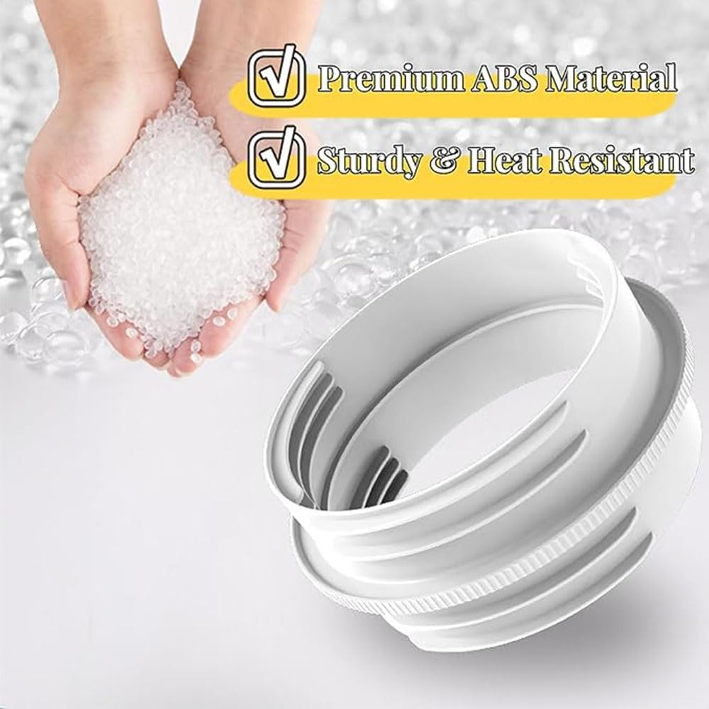 Portable AC Exhaust Hose Connector, 15 Cm Length, Air Conditioner Hose Coupler