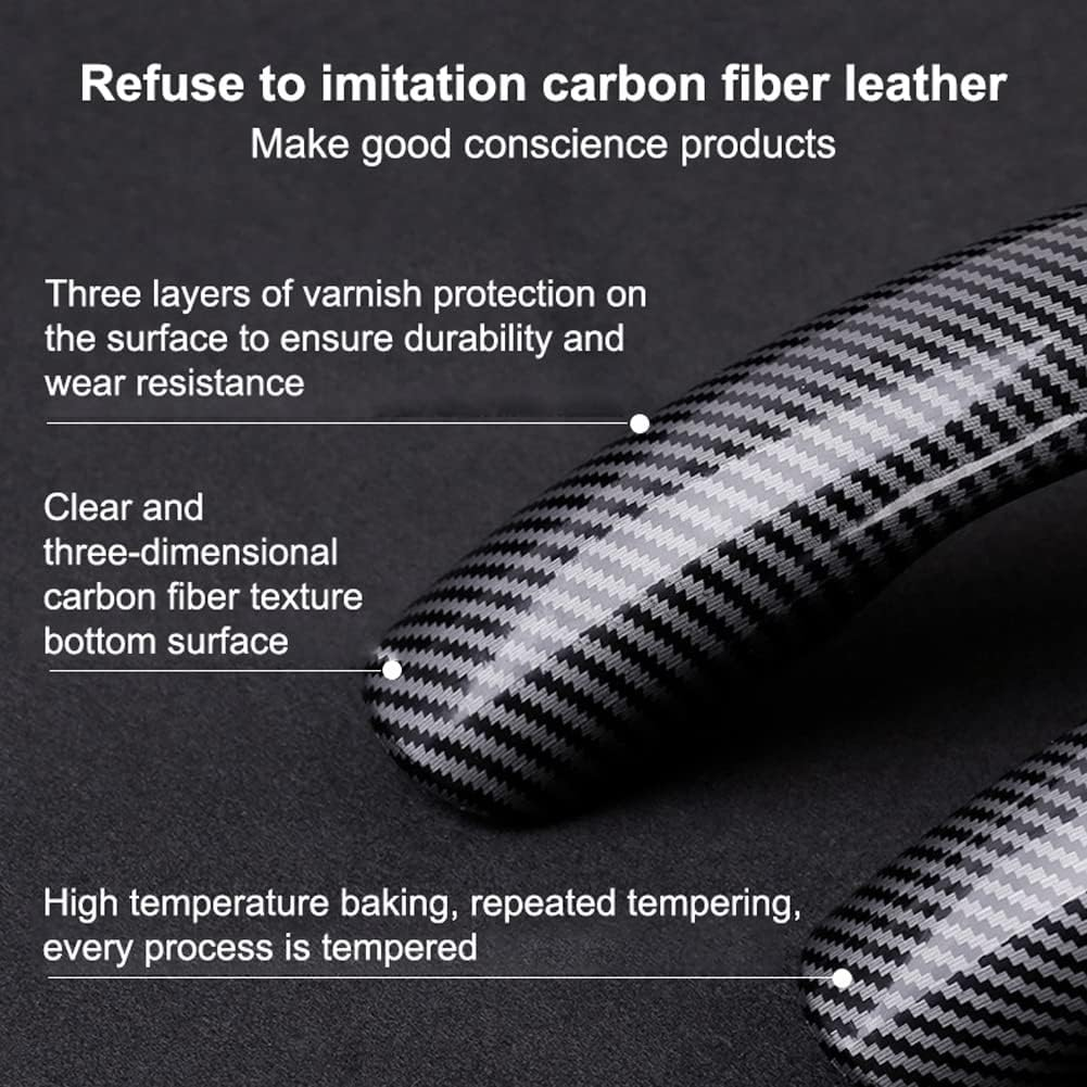 Car Steering Wheel Cover Carbon Fiber Universal Automobile Interior Accessories