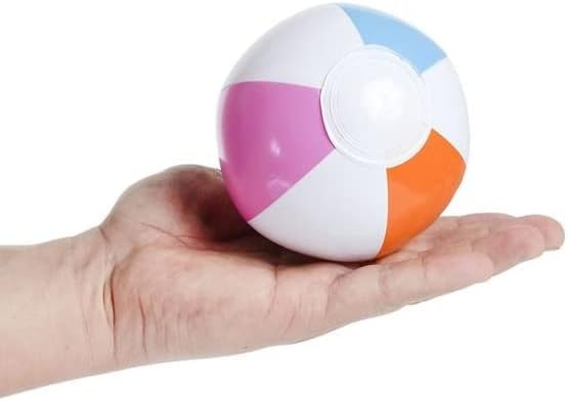 Mini Beach Balls | 24 Pack | 5 Inch | Pool Birthday Favors | for Ages 3 +