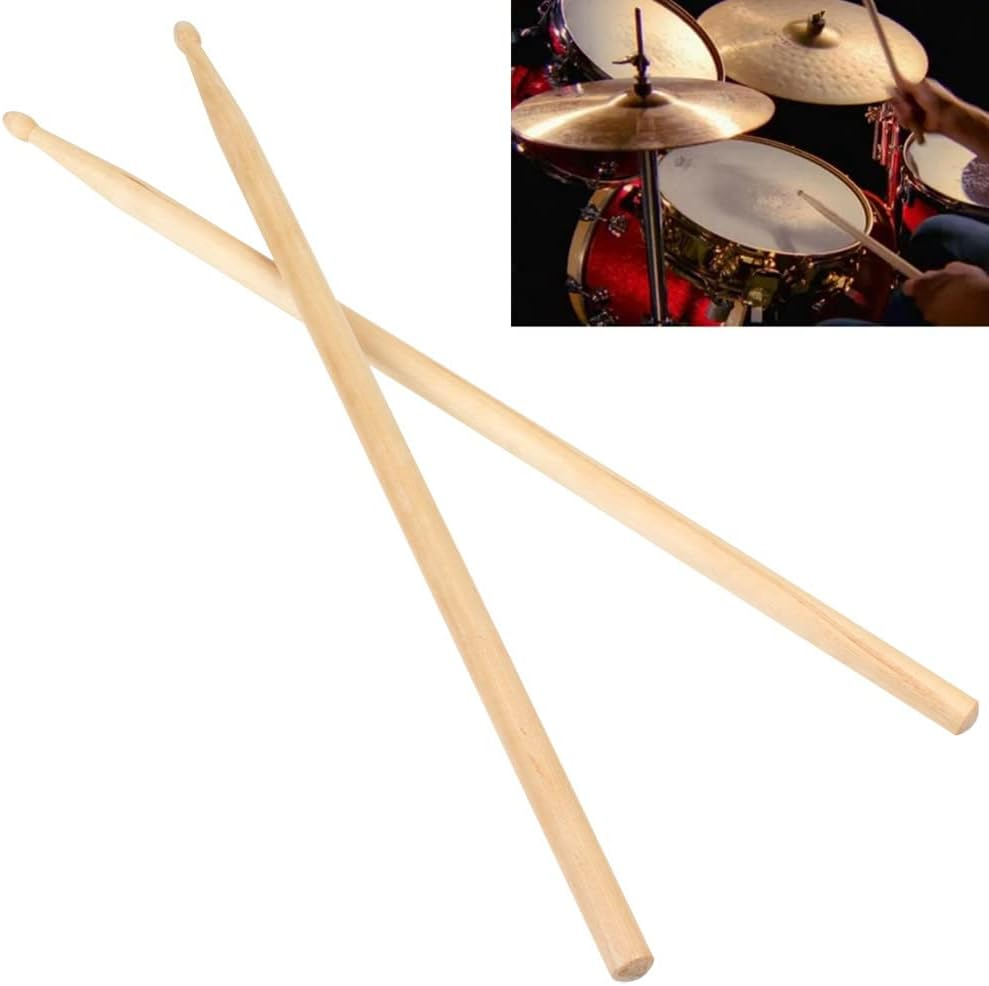 Origlam Drum Sticks 5A Drumstick, Classic Drum Sticks Maple Drumsticks, Maple Wood Drumsticks, Wood Tip Drumstick image number 1