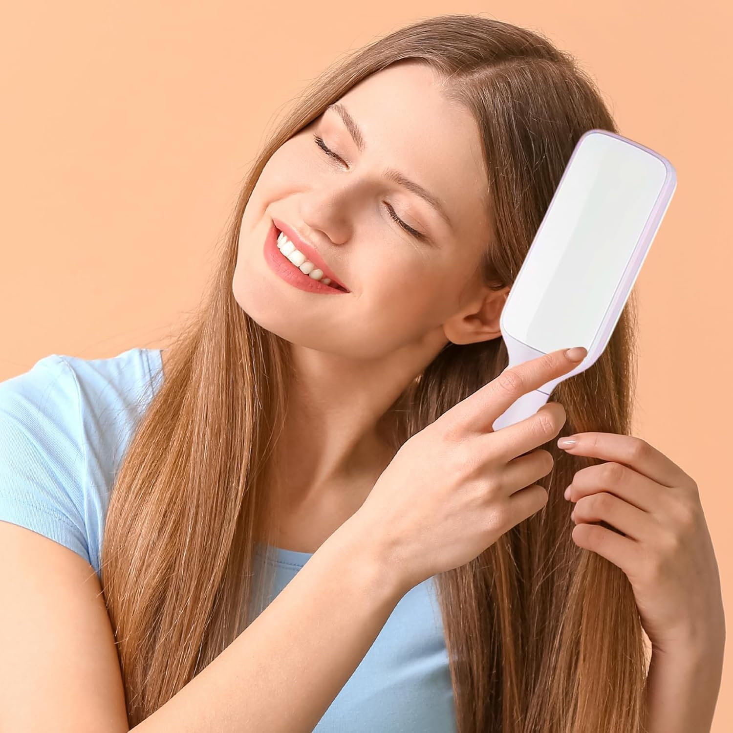 Master Self Cleaning Hair Brush,2Pcs Self Cleaning Master Hair Brushes,Brush Master Self Cleaning Hair Brush,Brush Master Self Cleaning Hairbrush,Master Self Cleaning Retractable Hair Brush for Women image number 5