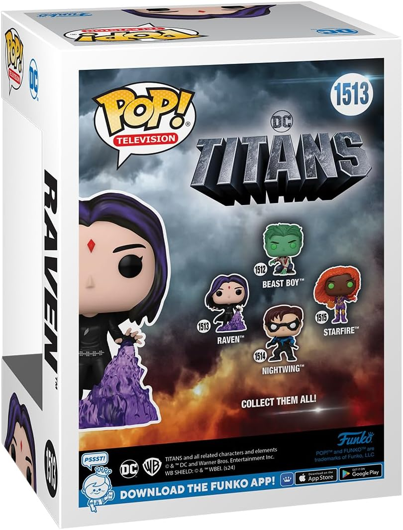FUNKO POP! TELEVISION: DC Titans S1 - Raven image number 6