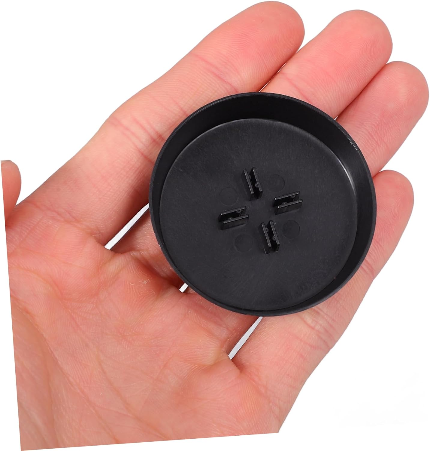 48Pcs Miniature Paper Christmas Tree Trays Mini Christmas Tree Disc Base for DIY Indoor Use image number 3