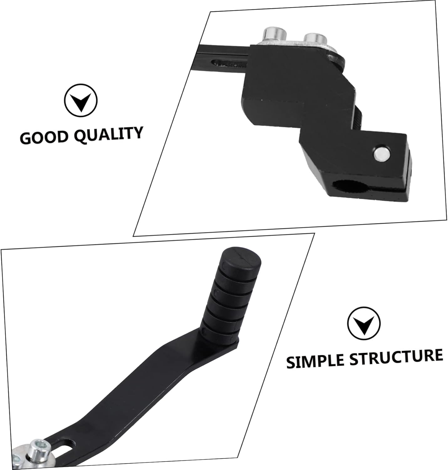 Motorcycle Gear Shifter Lever Black Modified Gear Foot Lever Compatible Motorbikes for Riding image number 2