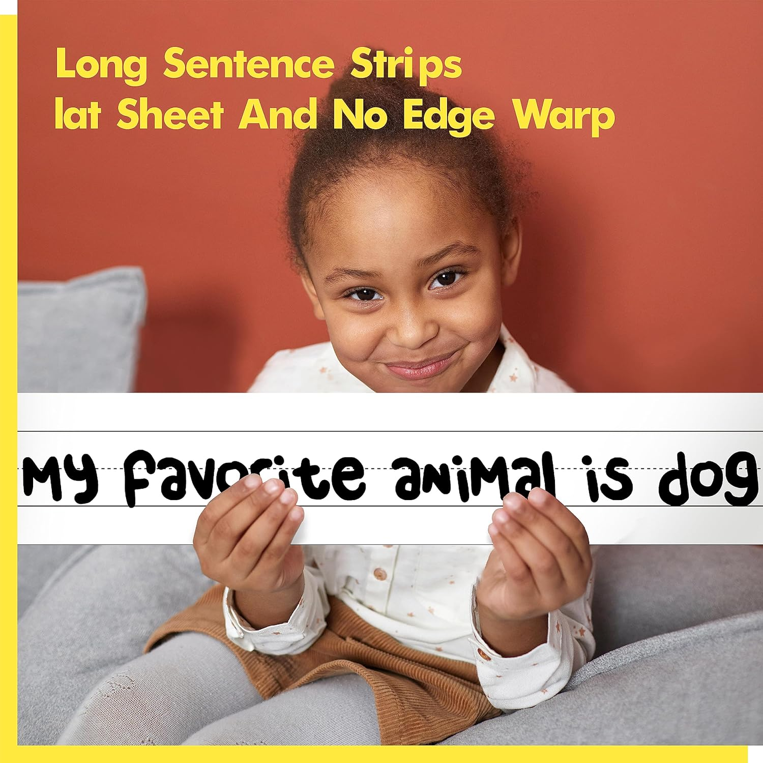 10 Pack Magnetic Sentence Strips, Dry Erase Writing Strip Erasable & Writable Lined Sentence Learning Strip for Classroom Learning Tool School, Office Supplies Whiteboard (17&rdquo; X 3&rdquo;) image number 1