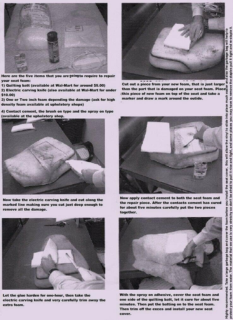 New Replacement Seat Cover Fits Yamaha Moto 4 225 250 285 350 350ER YMF Moto4 Black 459B image number 2