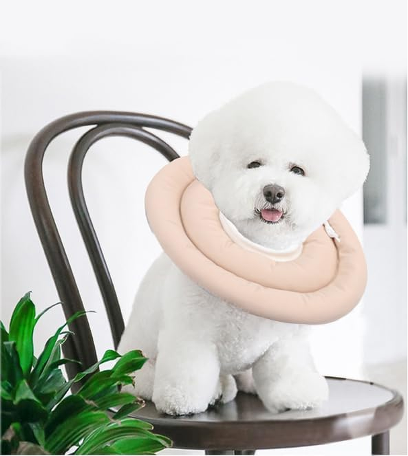 Soft Dog Cone Alternative after Surgery, Adjustable Collar for Dogs, Waterproof Dog Recovery Collar for Small and Medium Dogs (Blue Grey, Large) image number 5