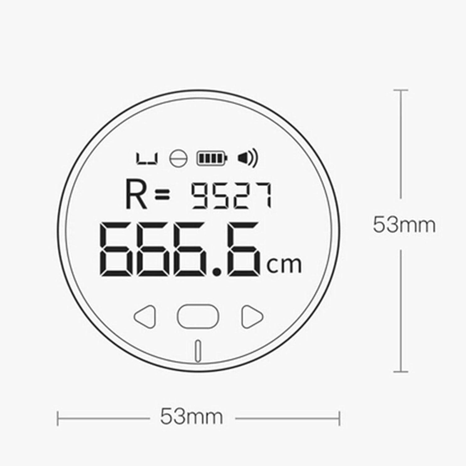 324Ft/99M Electronic Digital Tape Measure with LCD Display, Rolling Measuring Tool for Flat Curved Diameter Odd Shape High Precision Tool image number 3