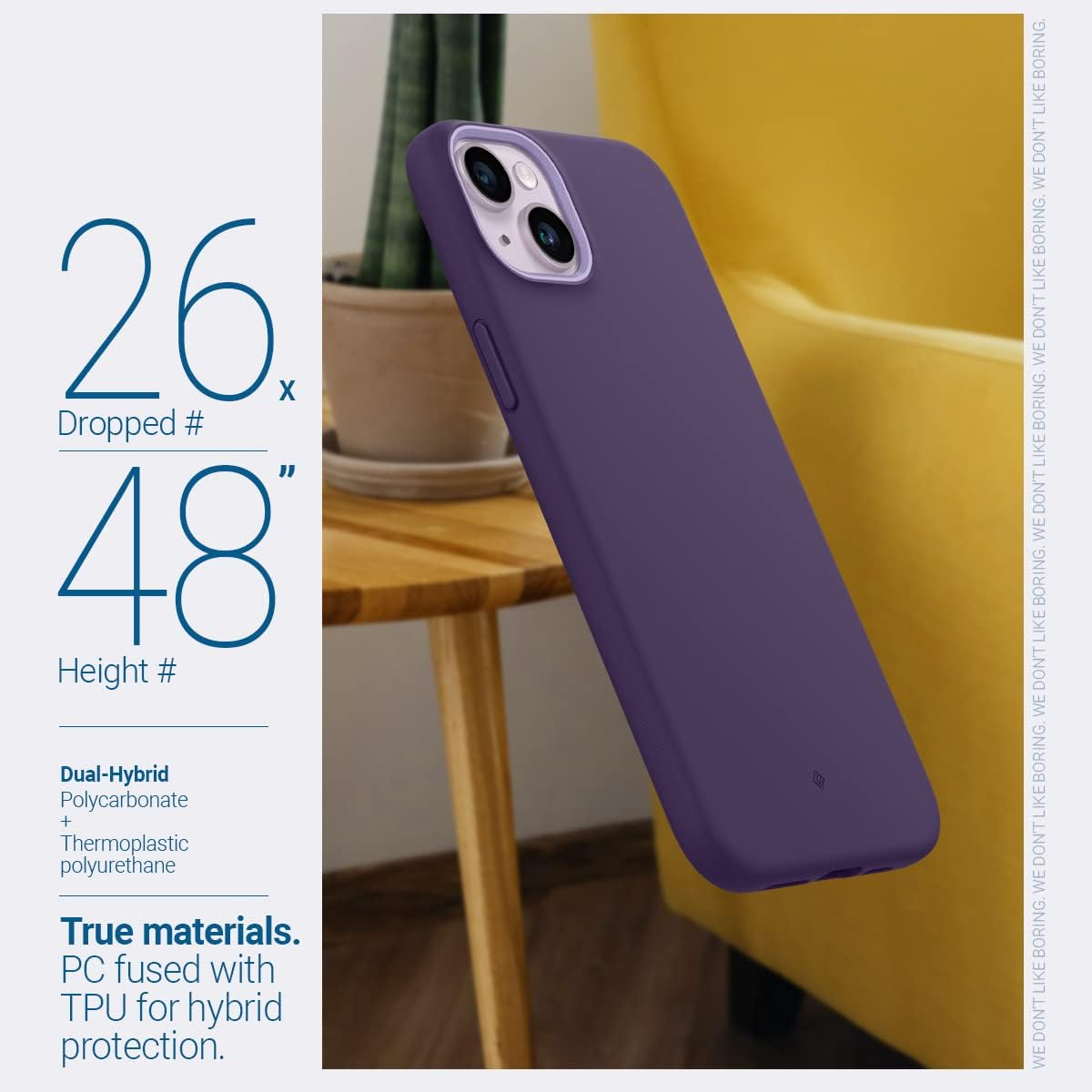 Caseology Nano Pop 360 Case for Iphone 14 - Grape Purple image number 1