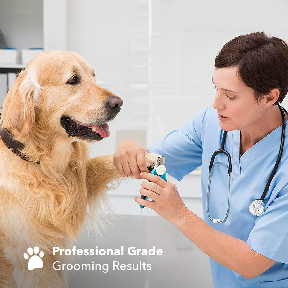 Dog & Cat Pets Nail Clippers and Trimmers - with Safety Guard to Avoid Overcutting, Free Nail File, Razor Sharp Blade - Professional Grooming Tool for Pets image number 1
