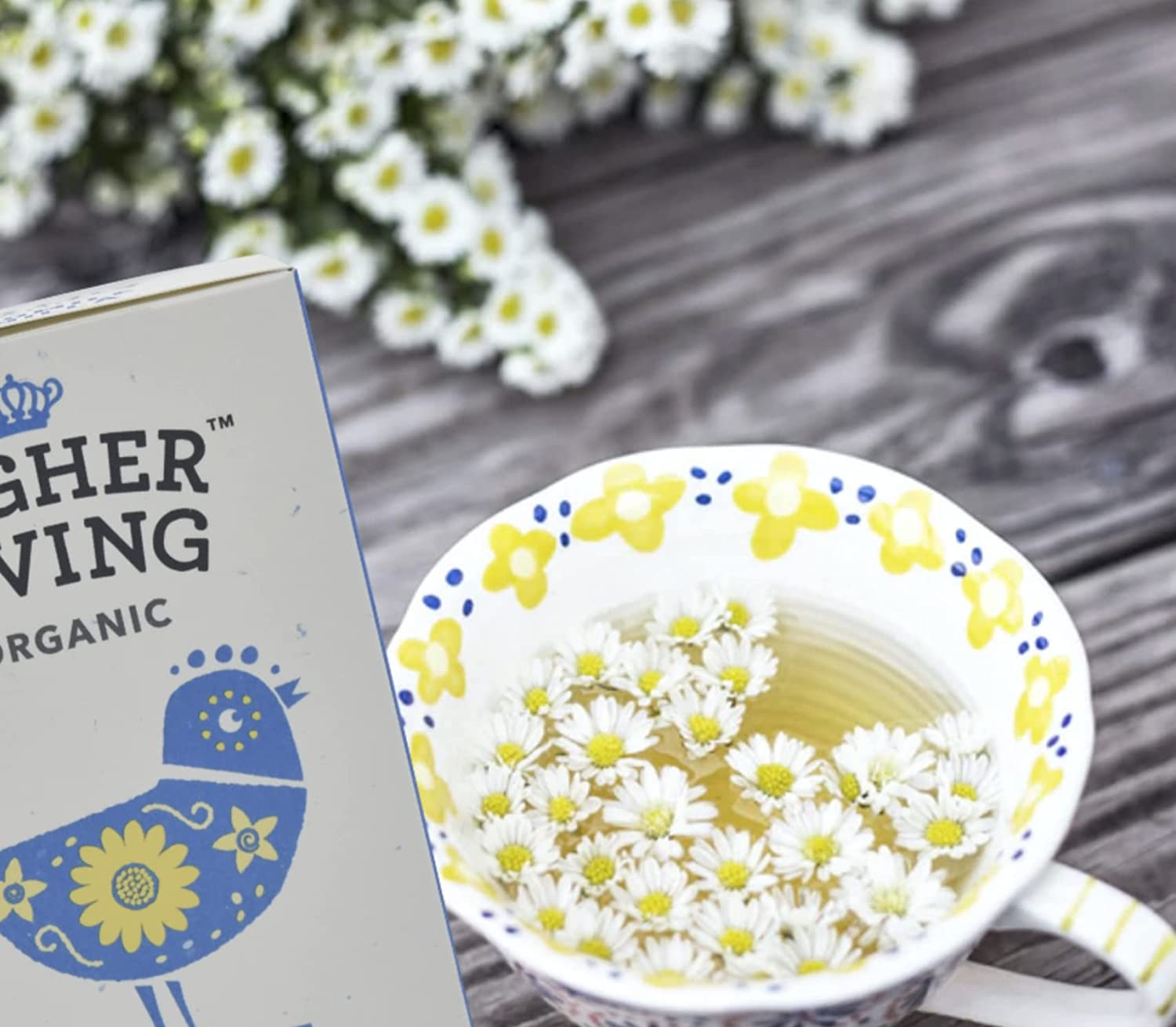 Higher Living Organic Chamomile and Vanilla Tea 15 Teabags