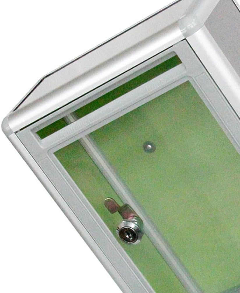 Alipis Transparent Mailbox Wall Mounted Clear Acrylic Letter Box Suggestion Complaint Case Small Size for Office Home 11.22X8.46X4.02In image number 6