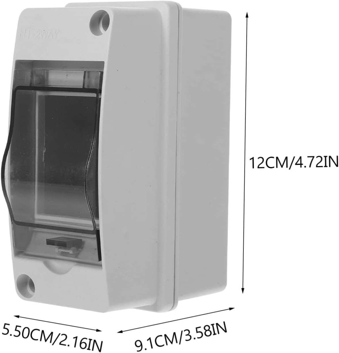 Anneome Way Power Distribution Junction Box Electric Box with Transparent Window for Indoor and Outdoor Use Durable for Appliances image number 5