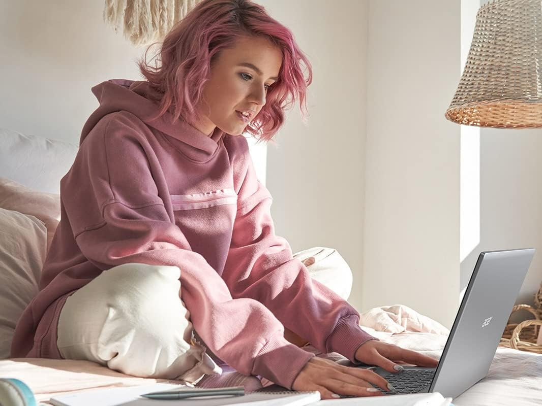 Acer Aspire 1 A114-33 14 Inch Laptop - (Intel Celeron N4500, 4GB, 64GB, Full HD Display, Microsoft Office 365, Windows 11 in S Mode, Silver) image number 4