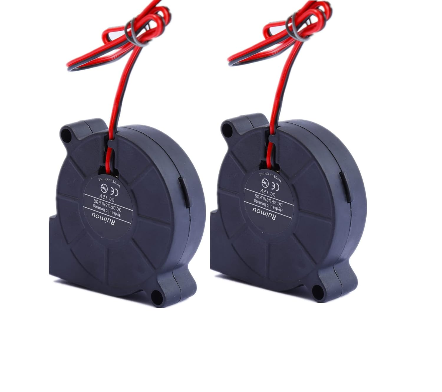 50Mm Blower Fan 12V 5015 Hydraulic Bearing 50Mm X 15Mm DC Brushless Cooling Turbo Fan for (2Pcs) image number 3