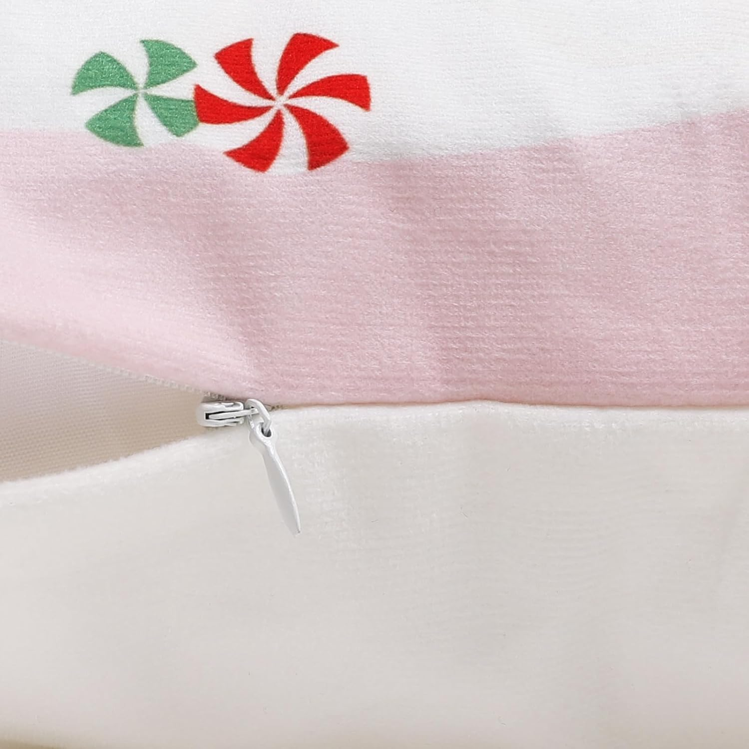 Bonhause Christmas Gingerbread Cushion Covers 45 X 45 Cm Xmas Truck House Hot Cocoa Pink Decorative Throw Pillow Covers for Sofa Bed Home Winter Holiday Decor Set of 4 - Brown image number 4