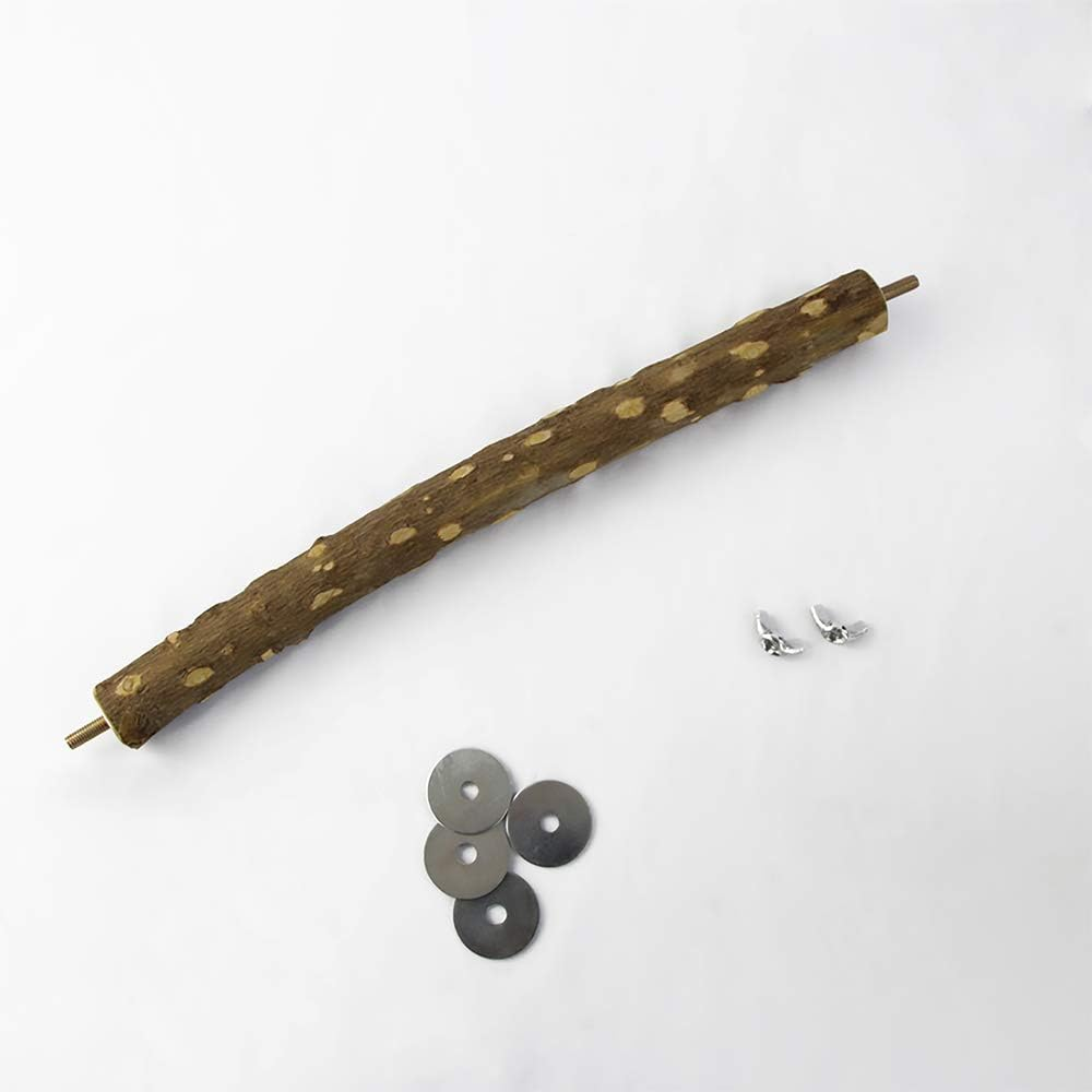 Bird Cage Breathable Carrier Backpack，Foldable Lightweight Outdoor Travel Multi Purpose Pet Bag，Pu Polyester Mesh with Bird Perch Parakeet Parrot Stand Natural Wood for Outdoor or Indoor