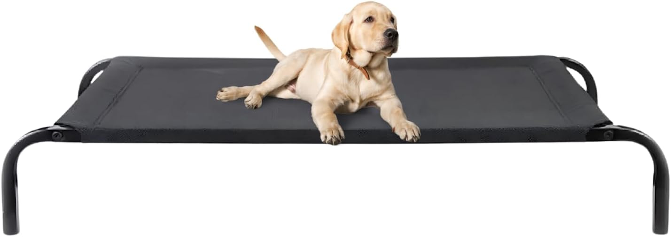 EZONEDEAL Elevated Raised Cooling Cots Bed for Large Dogs, Indoor & Outdoor Pet Hammock, Portable Standing Pet with Washable Breathable Mesh, Non-Slip Feet, Outdoor Raised Cots Bed (M) image number 6