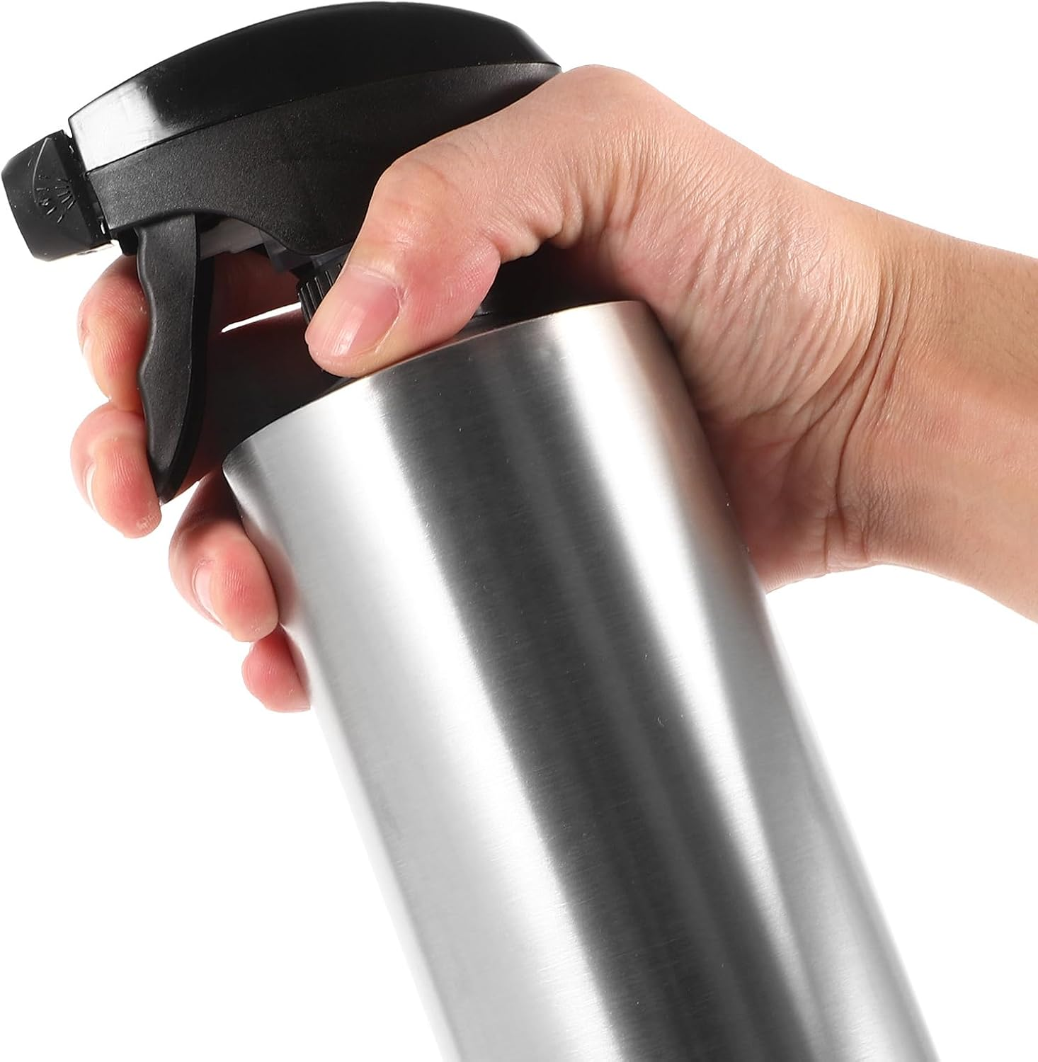 Toddmomy Watering Can Water Spray Bottle for Hair Plant Pots Indoor Metal Water Bottle Plant Mister Pots for Plants Pots for Indoor Plants Hand Pressure Stainless Steel Sprinkler image number 2