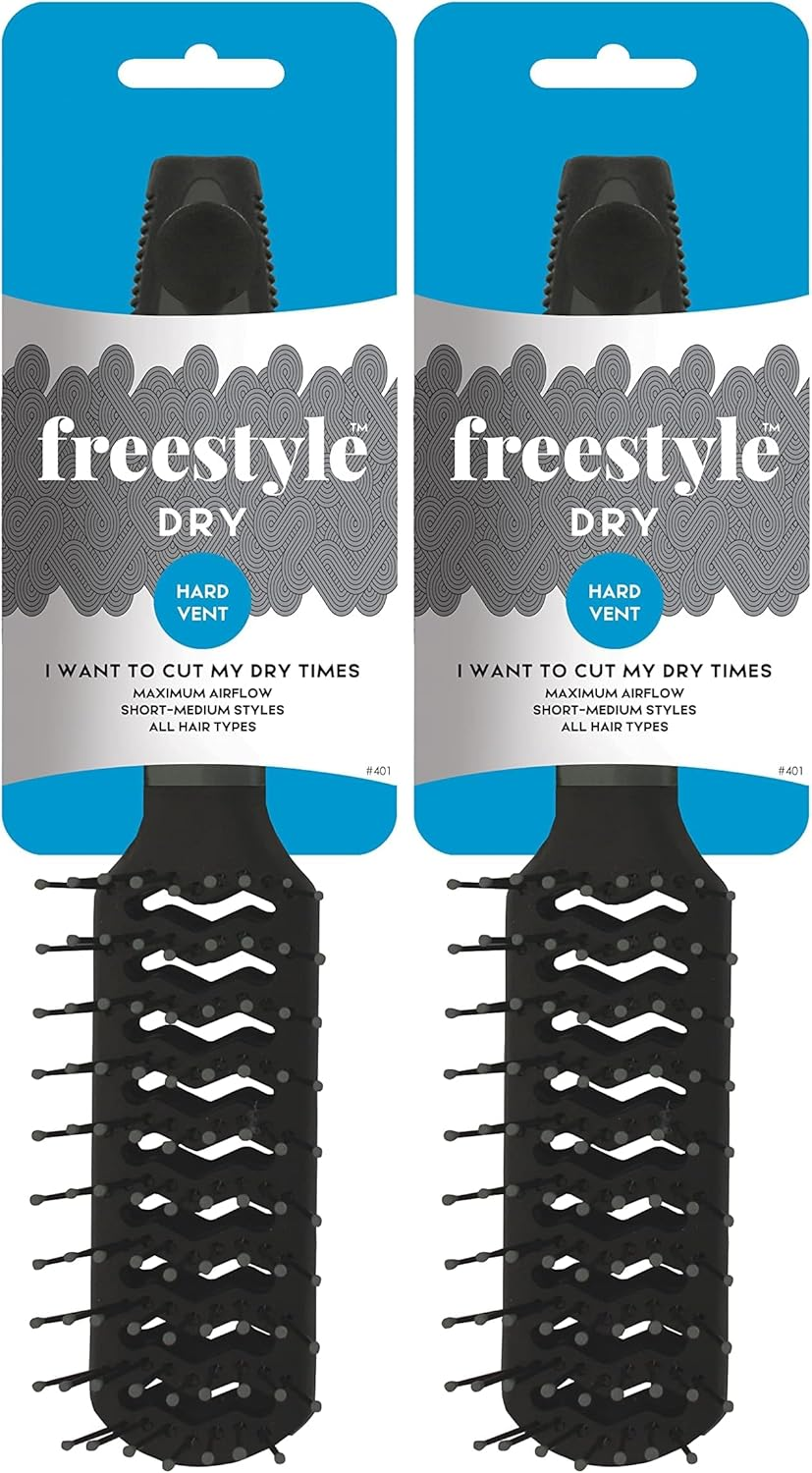 Freestyle Dry Vent Brush, Black
