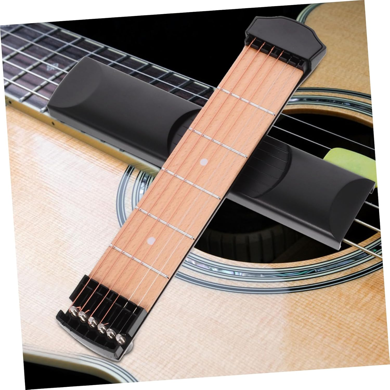 Pocket Guitar Practice Tool Portable Guitar Chord Trainer for Beginners on the Go image number 2
